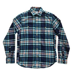 ⭐️J. Crew⭐️Casual Plaid Flannel Shirt Cotton Button Down Long Sleeve Preppy Top